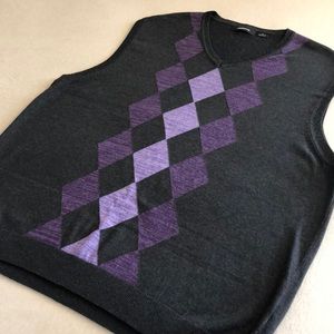 Men’s Claiborne Diamond Pattern Vest